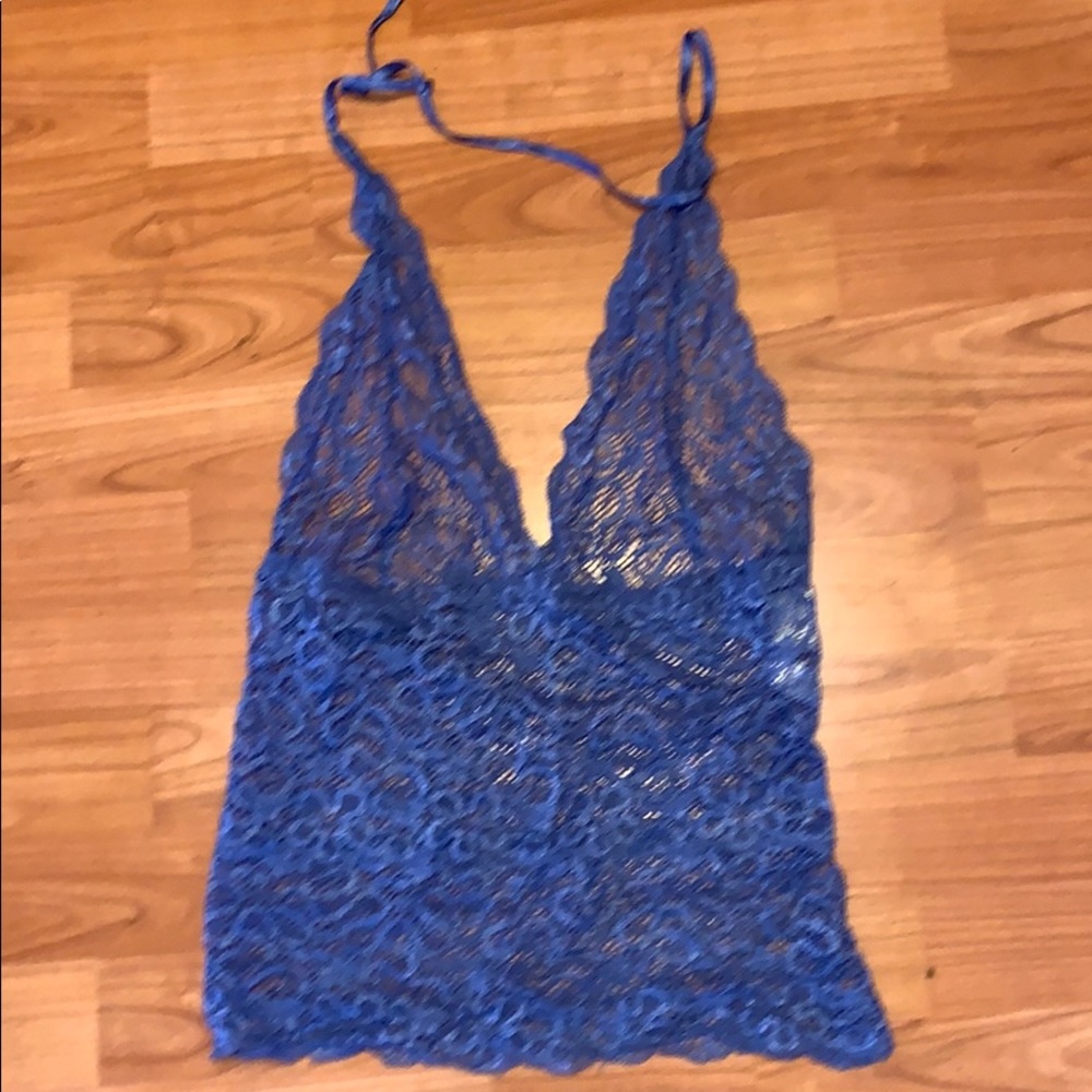 Lingerie halter top